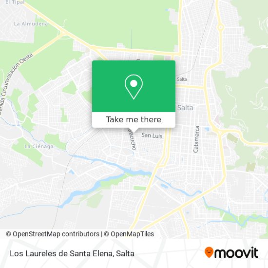 Los Laureles de Santa Elena map