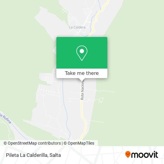 Mapa de Pileta La Calderilla