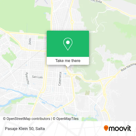 Pasaje Klein 50 map
