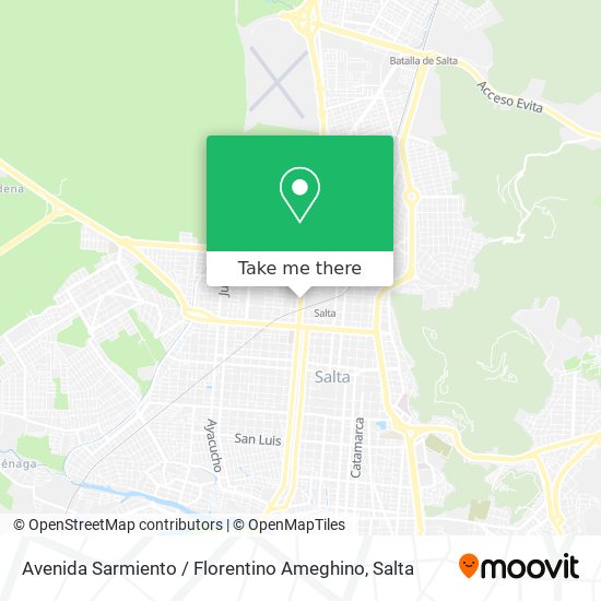 Avenida Sarmiento / Florentino Ameghino map