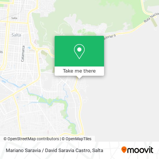 Mariano Saravia / David Saravia Castro map