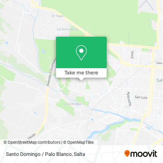 Santo Domingo / Palo Blanco map