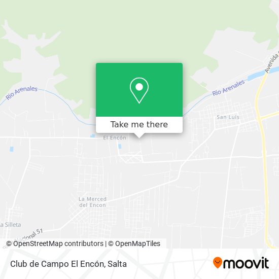 Club de Campo El Encón map