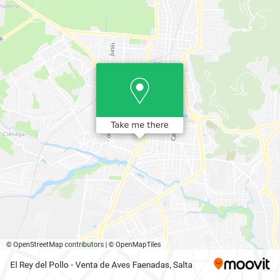 El Rey del Pollo - Venta de Aves Faenadas map
