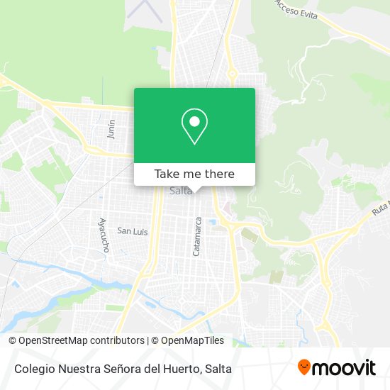 Colegio Nuestra Señora del Huerto map