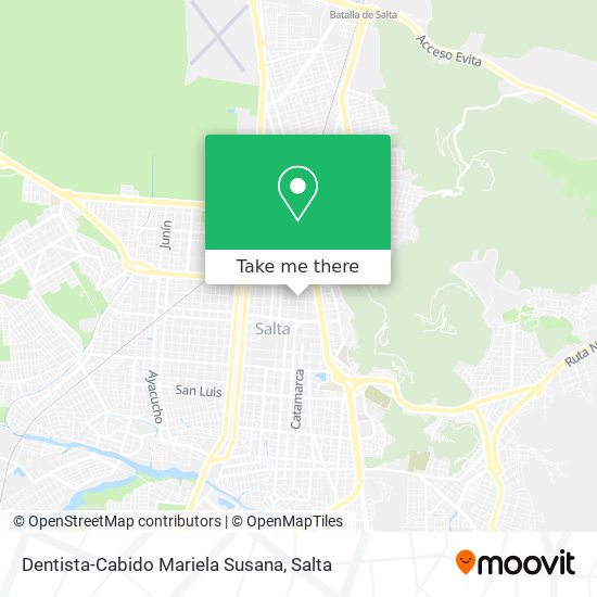 Mapa de Dentista-Cabido Mariela Susana