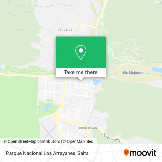 Parque Nacional Los Arrayanes map