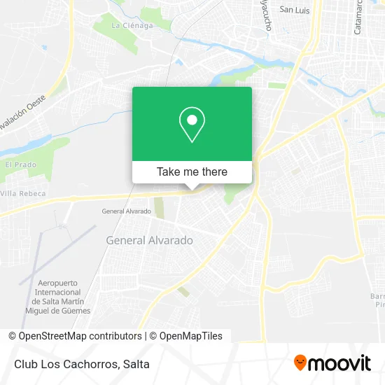 Club Los Cachorros map
