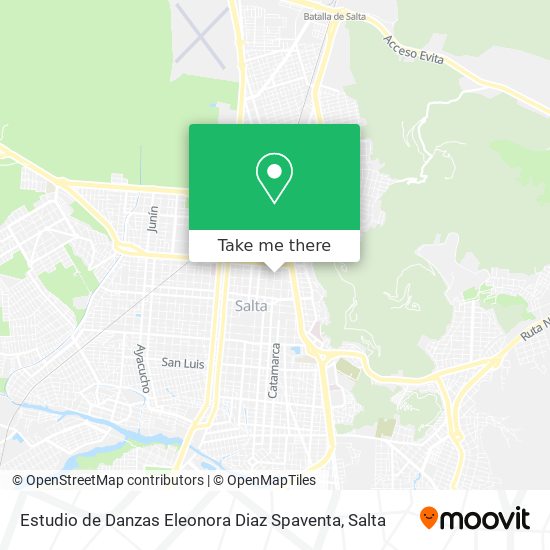 Estudio de Danzas Eleonora Diaz Spaventa map