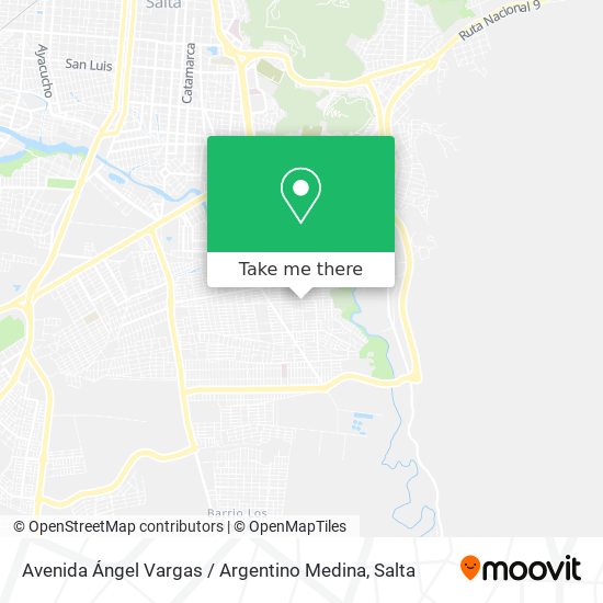 Avenida Ángel Vargas / Argentino Medina map