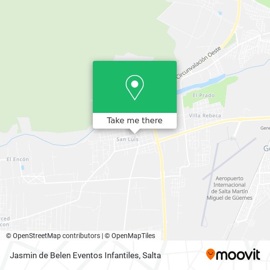 Jasmin de Belen Eventos Infantiles map