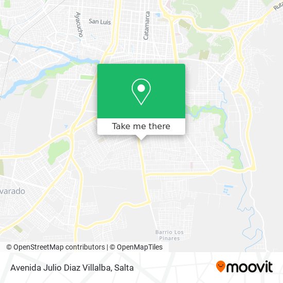 Avenida Julio Diaz Villalba map