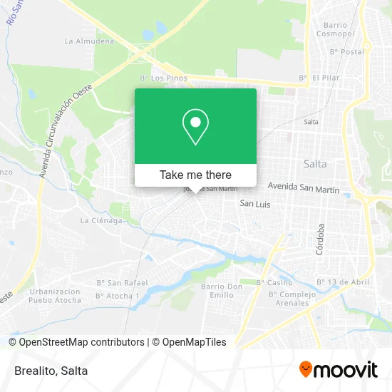 Brealito map