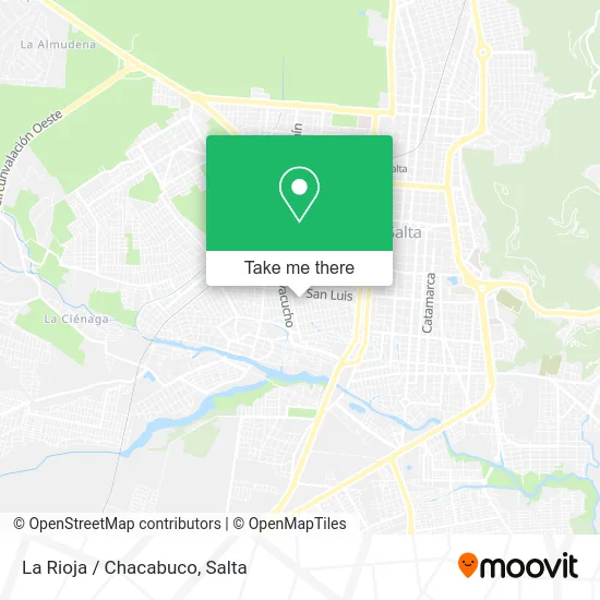 La Rioja / Chacabuco map