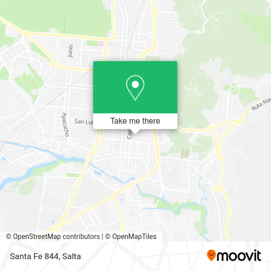 Santa Fe 844 map