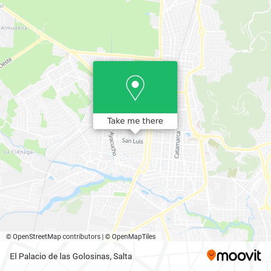 El Palacio de las Golosinas map