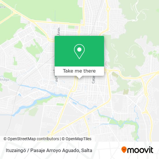 Mapa de Ituzaingó / Pasaje Arroyo Aguado