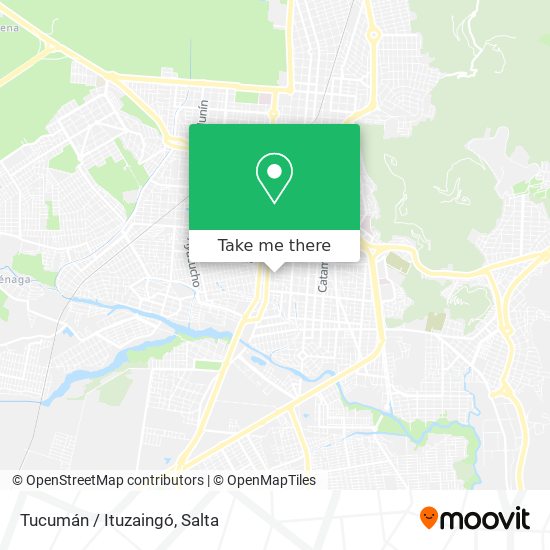 Mapa de Tucumán / Ituzaingó