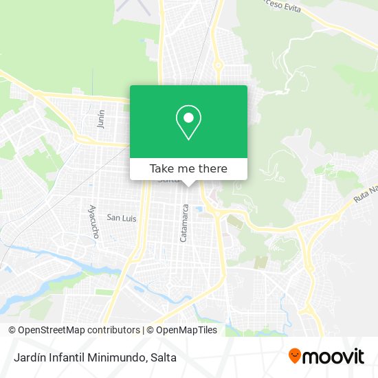 Jardín Infantil Minimundo map
