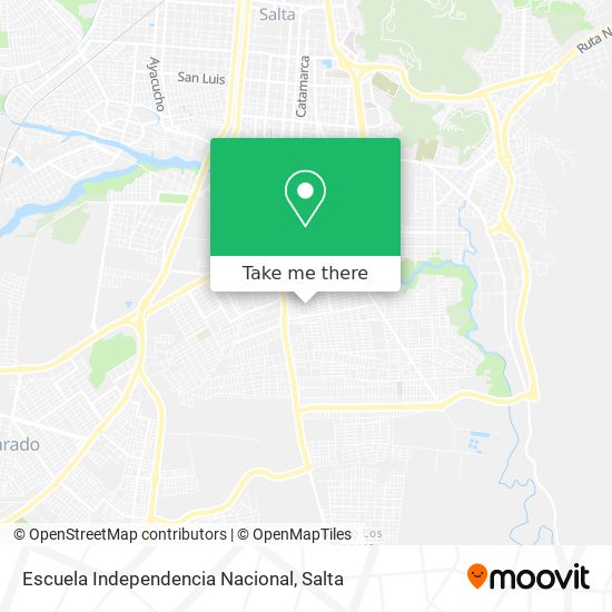 Escuela Independencia Nacional map