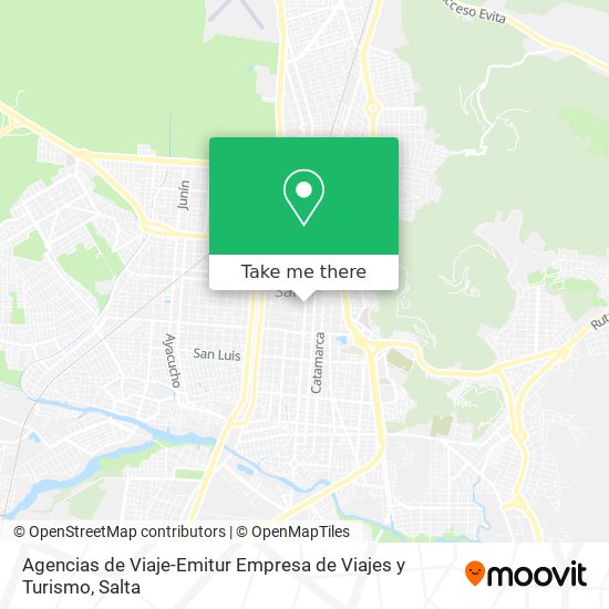 Mapa de Agencias de Viaje-Emitur Empresa de Viajes y Turismo