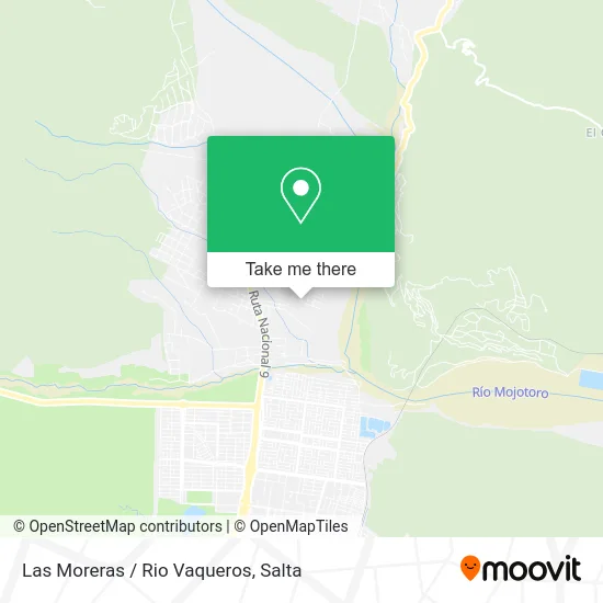 Las Moreras / Rio Vaqueros map