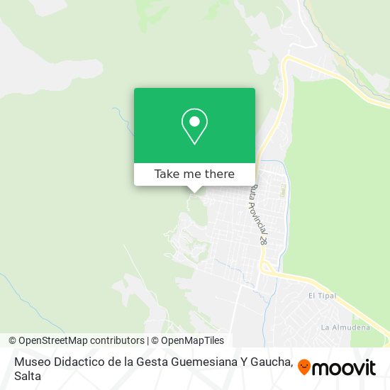 Museo Didactico de la Gesta Guemesiana Y Gaucha map