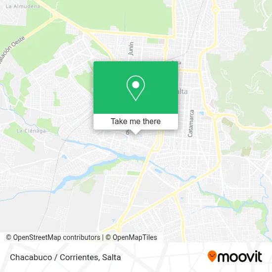 Chacabuco / Corrientes map