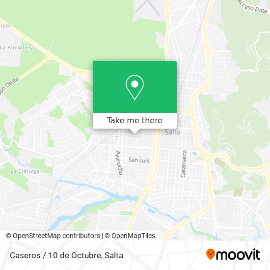 Mapa de Caseros / 10 de Octubre