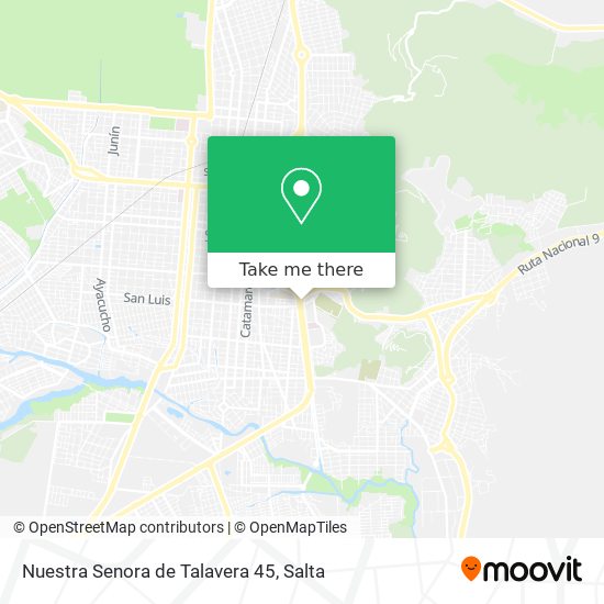 Nuestra Senora de Talavera 45 map