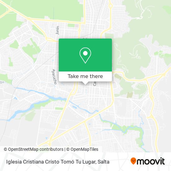 Iglesia Cristiana Crísto Tomó Tu Lugar map