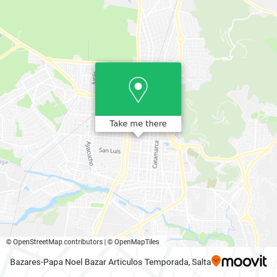 Bazares-Papa Noel Bazar Articulos Temporada map