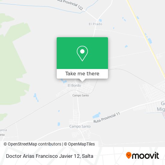 Doctor Arias Francisco Javier 12 map