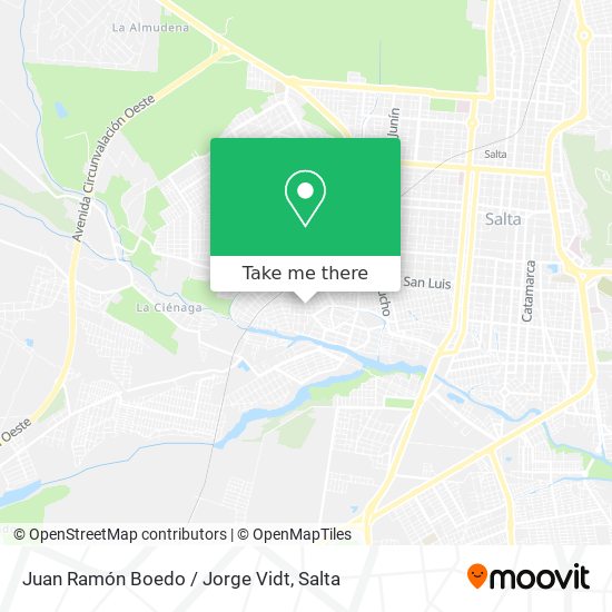 Juan Ramón Boedo / Jorge Vidt map