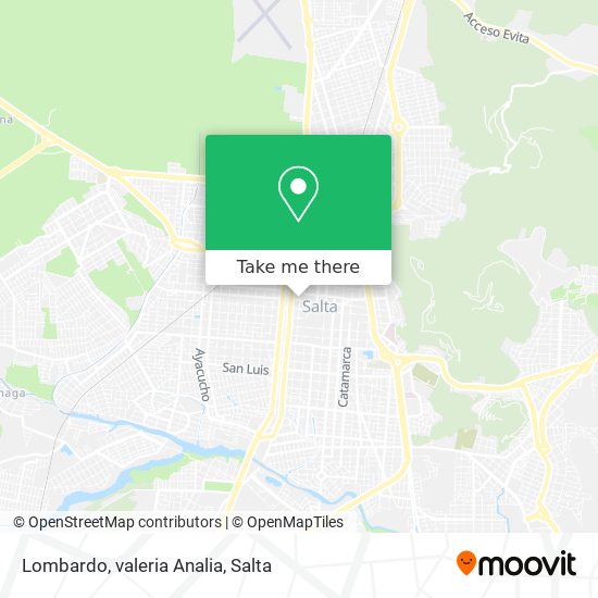 Mapa de Lombardo, valeria Analia