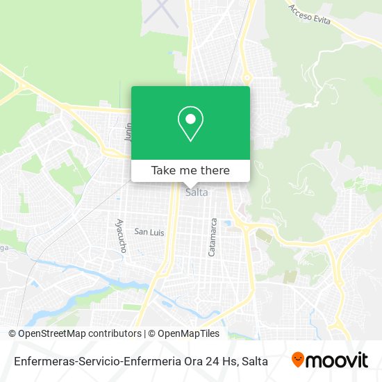 Enfermeras-Servicio-Enfermeria Ora 24 Hs map
