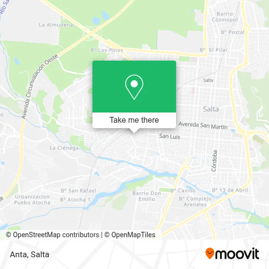 Anta map