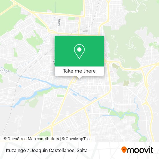 Ituzaingó / Joaquin Castellanos map
