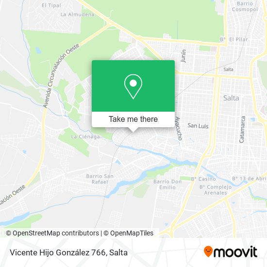 Vicente Hijo González 766 map