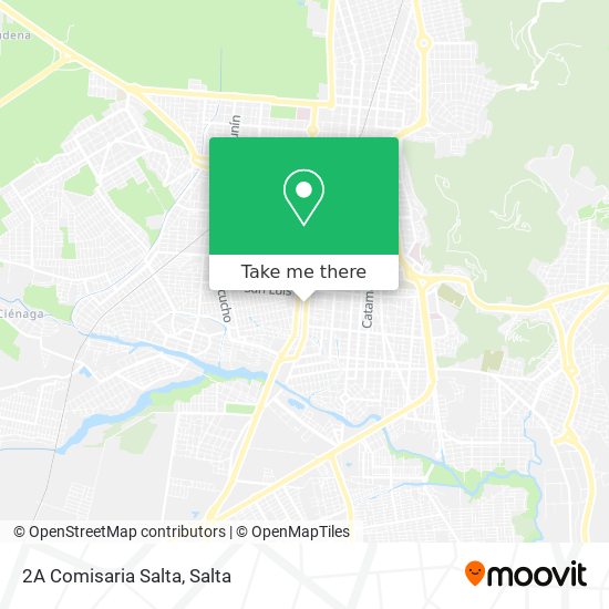 2A Comisaria Salta map