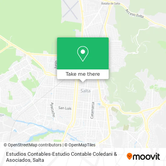 Estudios Contables-Estudio Contable Coledani & Asociados map