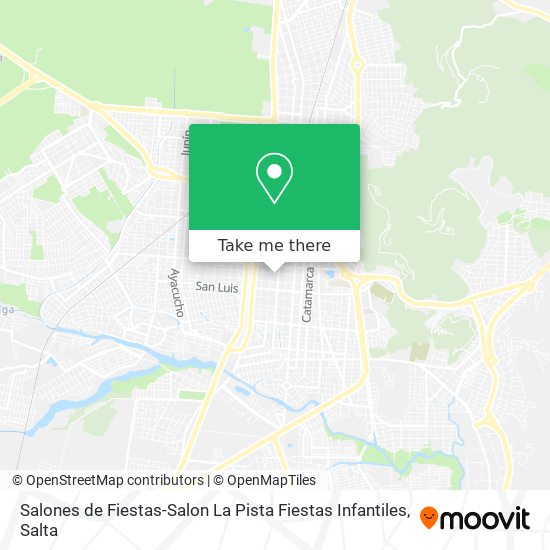 Mapa de Salones de Fiestas-Salon La Pista Fiestas Infantiles