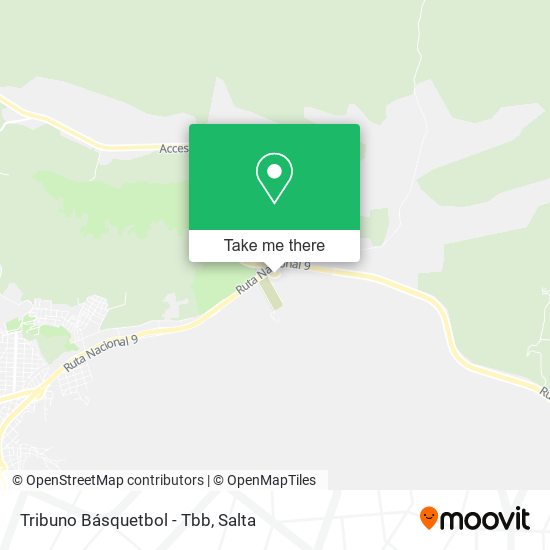Tribuno Básquetbol - Tbb map