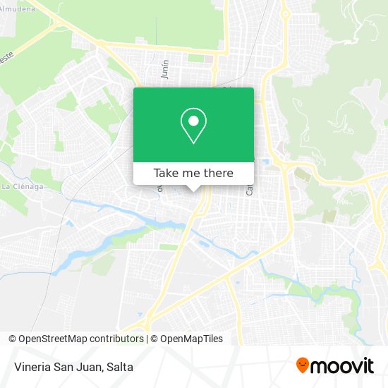 Mapa de Vineria San Juan