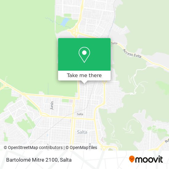 Mapa de Bartolomé Mitre 2100