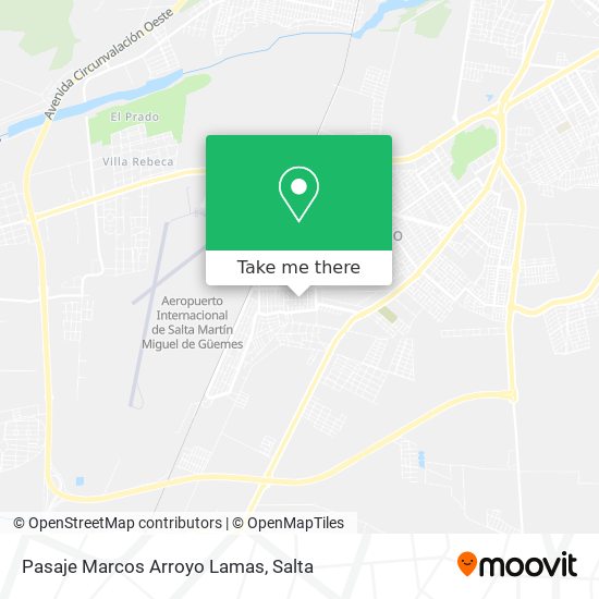 Mapa de Pasaje Marcos Arroyo Lamas