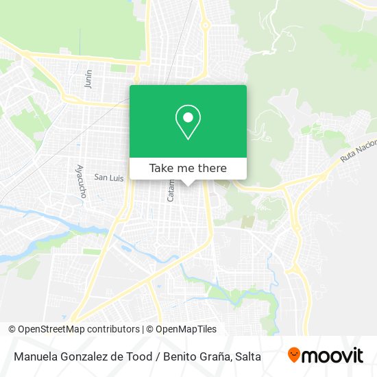 Mapa de Manuela Gonzalez de Tood / Benito Graña