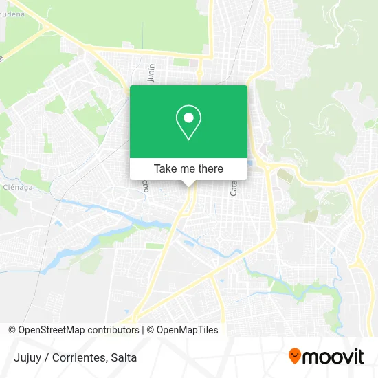 Jujuy / Corrientes map