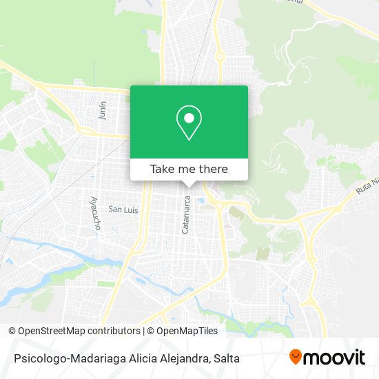Mapa de Psicologo-Madariaga Alicia Alejandra