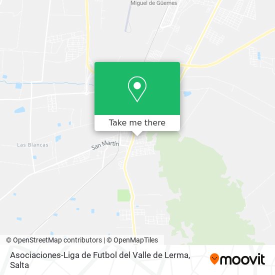 Mapa de Asociaciones-Liga de Futbol del Valle de Lerma